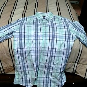 Mens button up shirt plaid